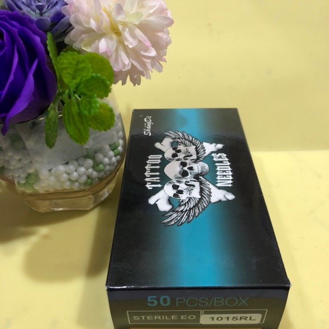 Kim 15RL chấm xanh (50 kim,không ngòi)