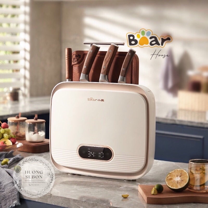 (Sẵn) MÁY SẤY VÀ TIỆT TRÙNG DAO THỚT BEAR - BẢN CAO CẤP
