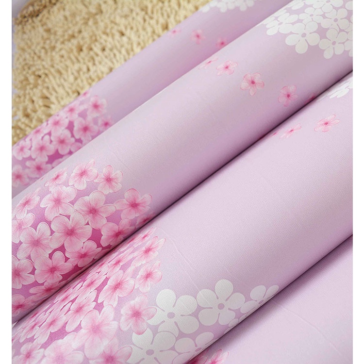 Combo 250m giấy dán tường HOA CHÙM HỒNG khổ 45cm
