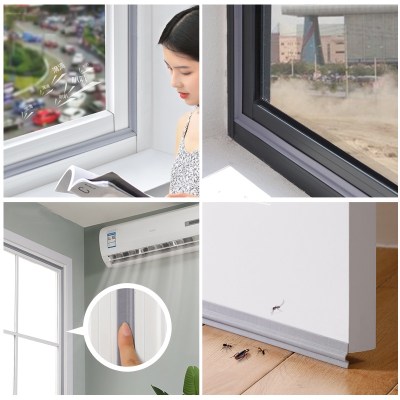 Dải dán viền cửa sổ chống ồn chiều dài 2m đa năng tiện lợi