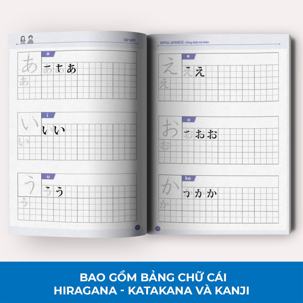 Sách - Joyful Japanese - Tiếng Nhật Vui Nhộn Phần Tập Viết
