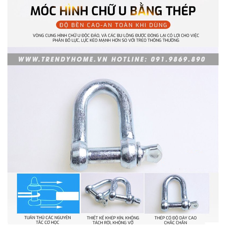 ⚡️FLASH SALE⚡️  DÂY CÁP DÙ CHUYÊN DỤNG KÉO CỨU HỘ XE Ô TÔ - TẢI TRỌNG 3 - 8 TẤN