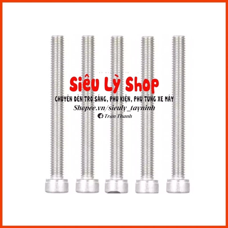 Bulong lục giác INOX 304 - Đầu trụ size M6
