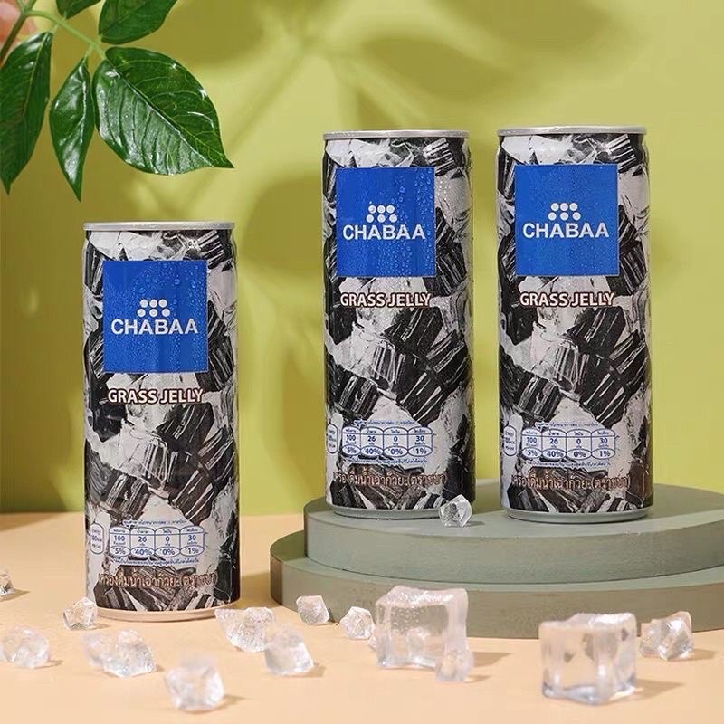 Nước sương sáo thạch đen CHABAA Thái Lan 230ml