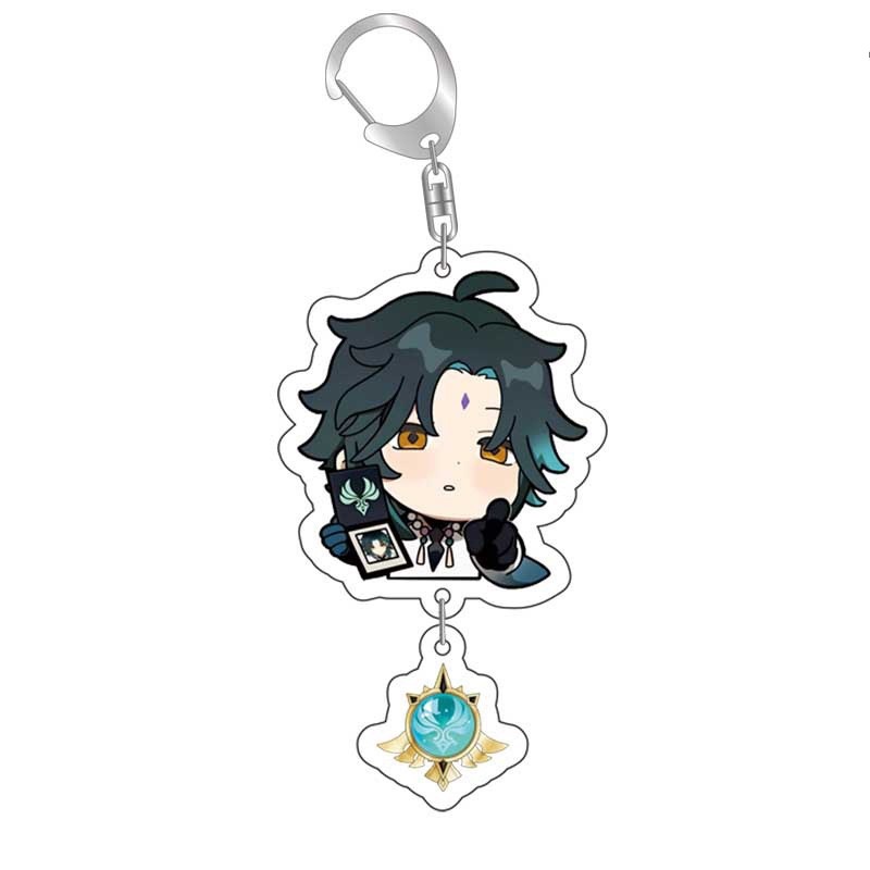 ( Mica trong acrylic ) Móc khóa GENSHIN IMPACT ver PHÁN XÉT TREO THẢ anime chibi xinh xắn dễ thương