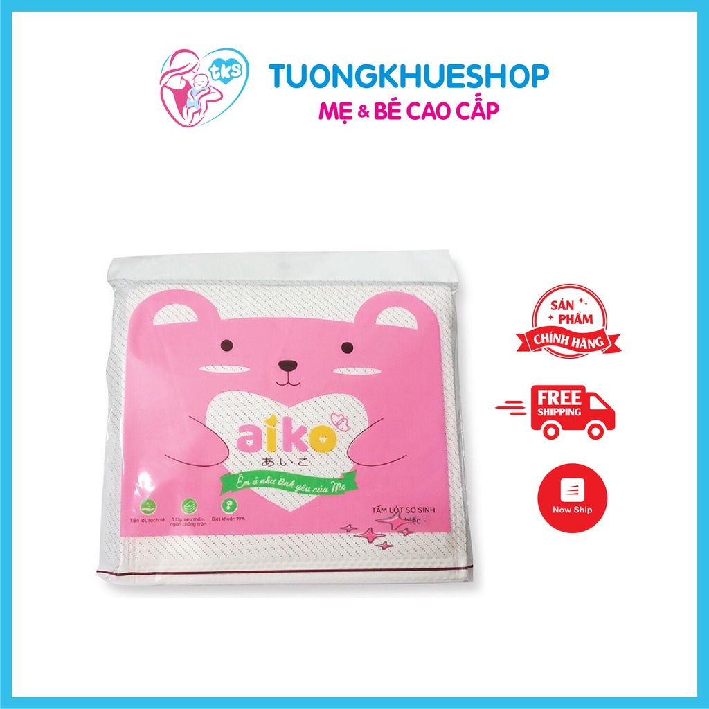 Miếng lót phân xu 4 lớp chống thấm Aiko 30 cái/túi