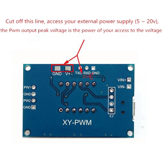 2 Channel PWM Generator Duty Cycle Pulse Frequency Module LED Digital Tube Board Module XY-PWM