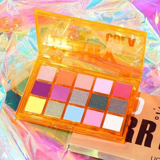 [Hàng mới về] Bảng Phấn Mắt Lì Lấp Lánh Màu Neon Kim Loại Ngọt Ngào Có Thể Tán Đều UCANBE