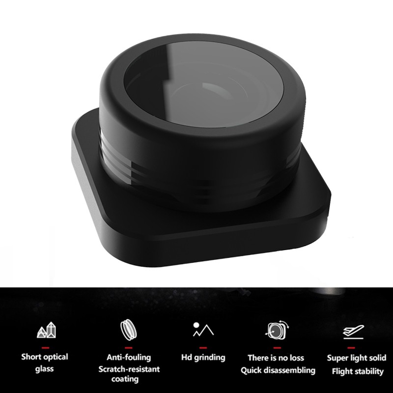 New Stock Fisheye Lens for GoPro Hero 9 Action Camera 180 Degree Wide Angle