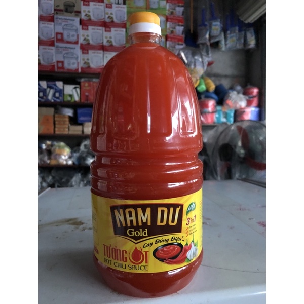 can tương ớt sài gòn 2L,nam dư gold 2L đượm vị cay bùng vị ngon