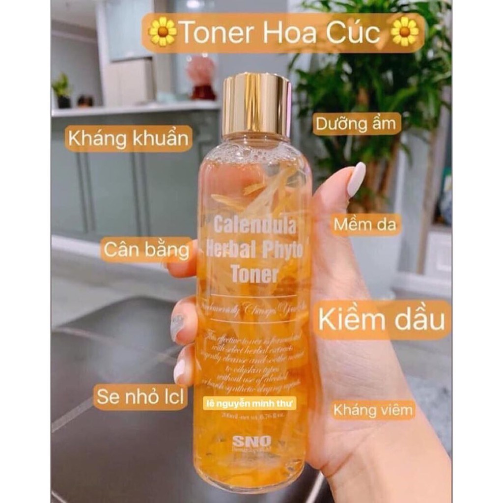 Toner hoa cúc organic SNO Hàn QuốcCalendula Herbal Phyto Toner mẫu 2019 | BigBuy360 - bigbuy360.vn