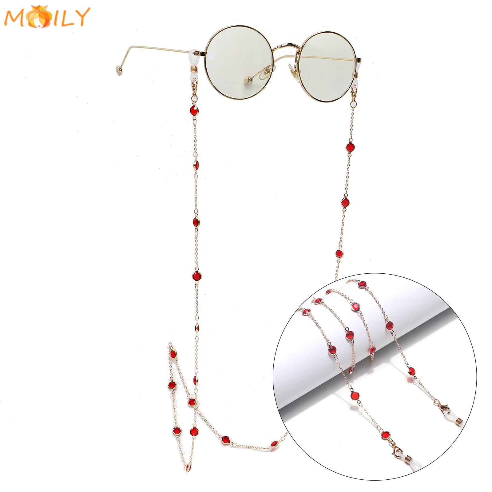 MOILY Multi-Function Metal Glasses Chain Women Men Non-slip Eyeglass Lanyard