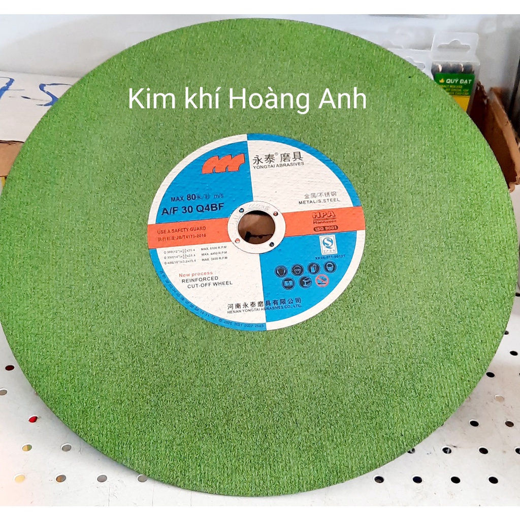 5 viên đá cắt sắt 350mm, đá cắt kim loại MPA cao cấp