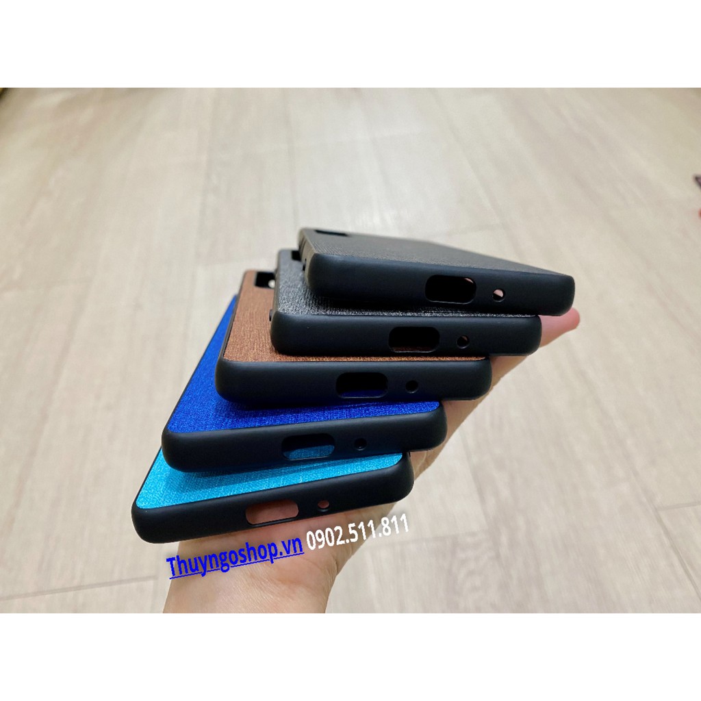 Ốp lưng vải viền nhựa dẻo Sony Xperia 1 - Xperia 5 II - Xperia 1 III - Xperia 5 III - Xperia 10 III