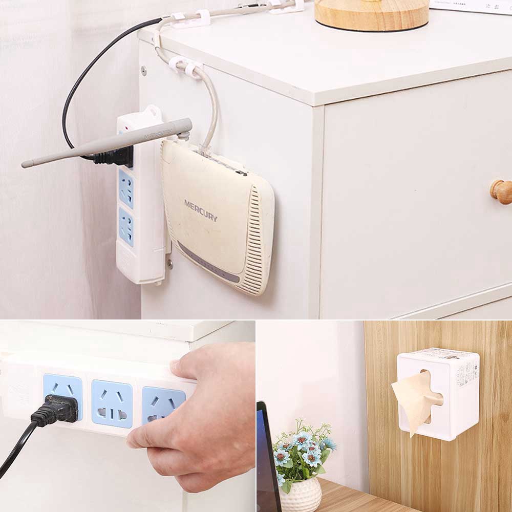 Giá treo phích cắm điện dán tường tiện lợi
