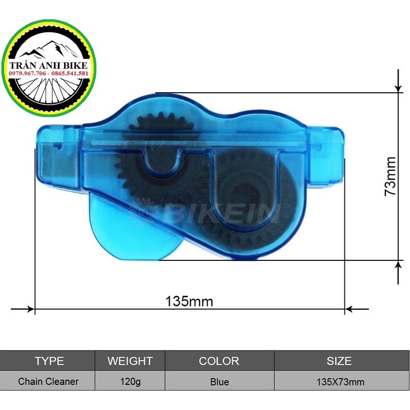 Dụng cụ vệ sinh sên xích xe đạp