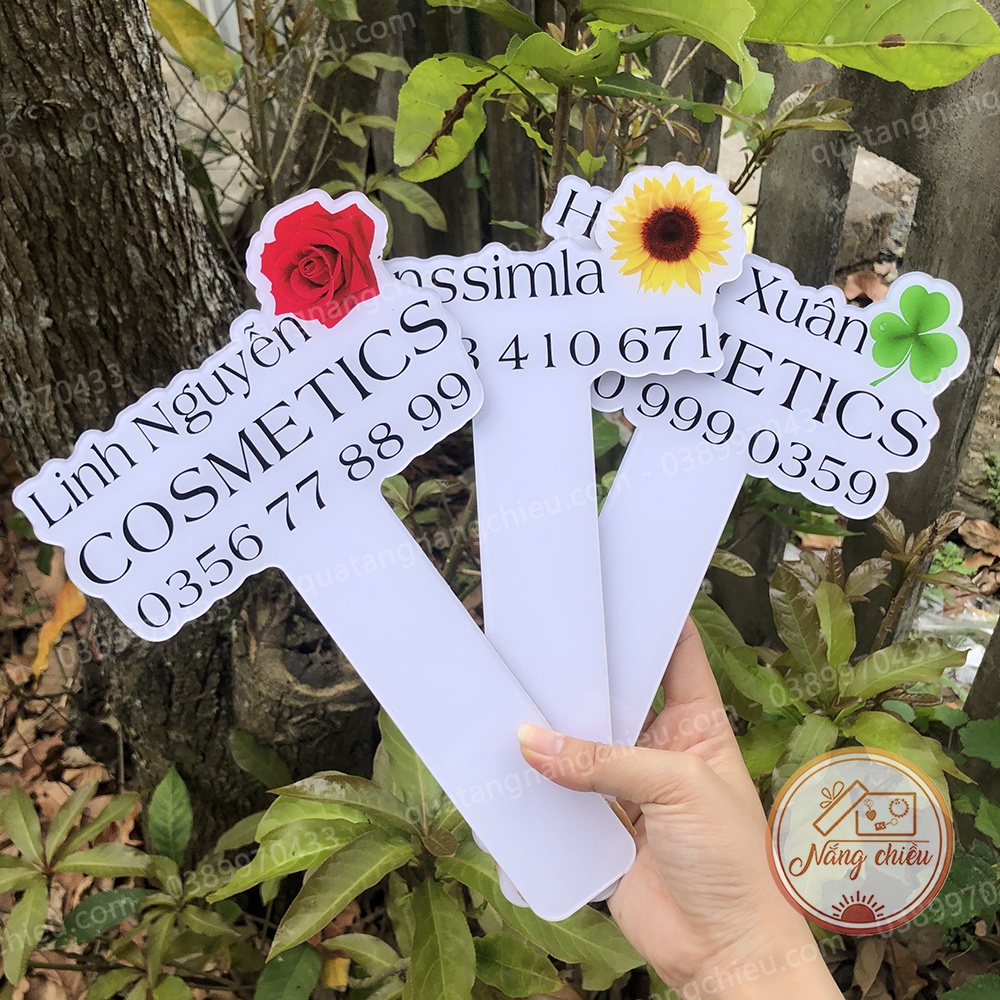 Bảng hiệu mica cầm tay- xinh xắn- thiết kế theo yêu cầu ☘Quà Tặng Nắng Chiều☘