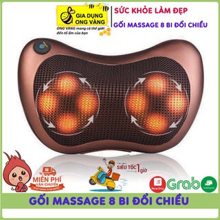 Máy Massage Cổ, Gối Massage Cổ Hồng Ngoại 8 Bi Cao Cấp Hàn Quốc, Bảo Hành 6 Tháng