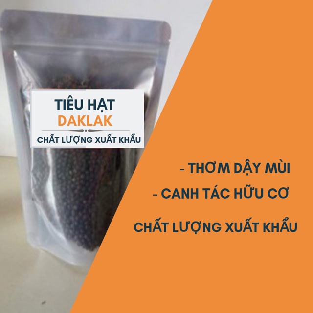 1kg tiêu hạt đen Daklak chất lượng xuất khẩu