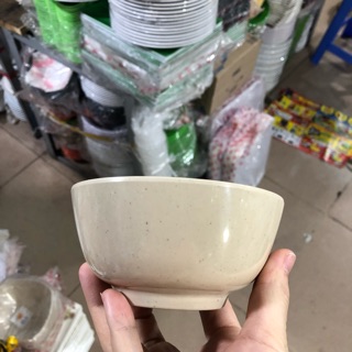 Combo 10 Bát cơm phíp màu nâu loại 1 hãng FATACO