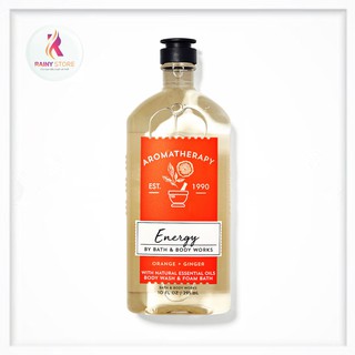 Gel tắm thư giãn Bath & Body Works Aromatherapy Energy Orange + Ginger 295ml
