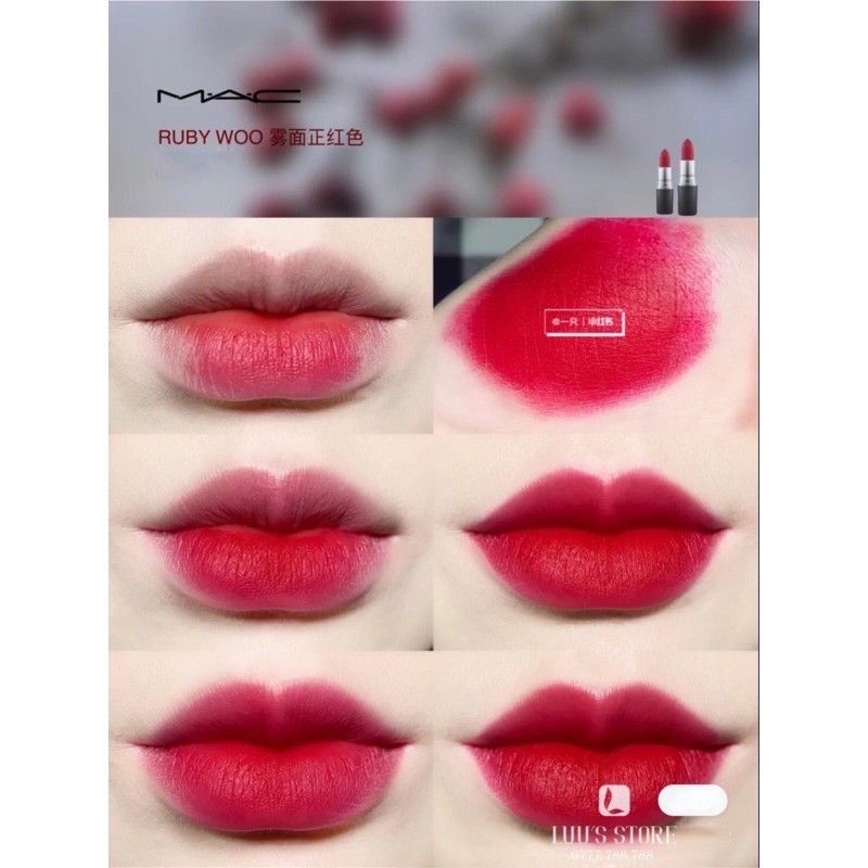 SON MAC RUBY WOO minisize 1,8g