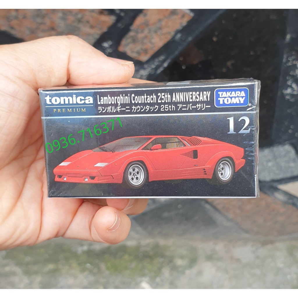 Mô hình siêu xe Lambor premium bản kỉ niệm lần thứ 25 tomica Nhật Bản No12