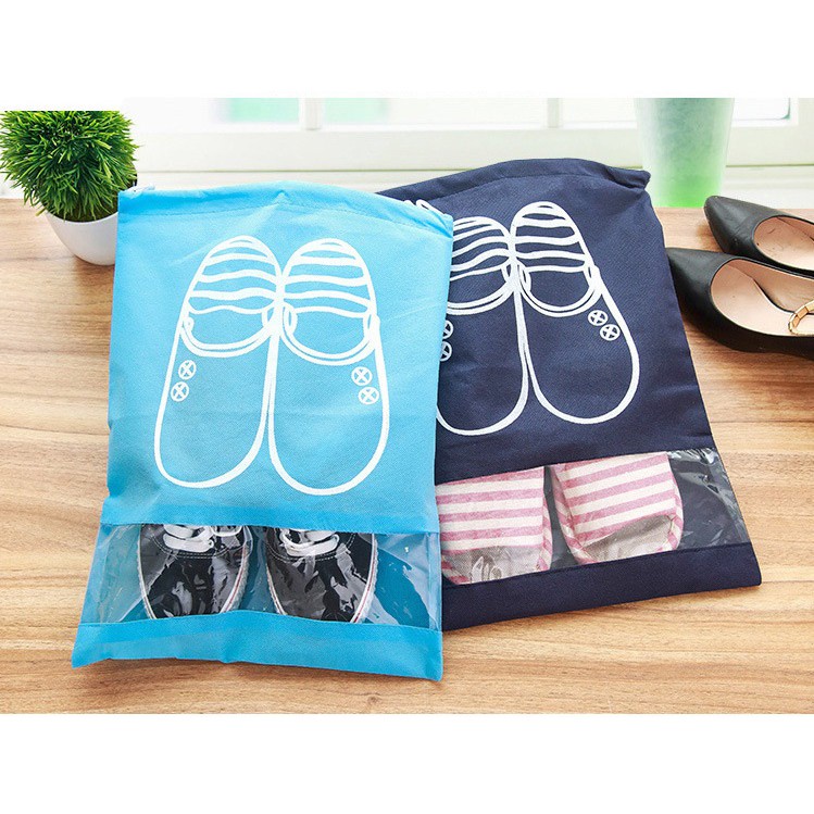 Sỉ 10 Túi đựng giày du lịch chống bụi chống bẩn kích thước lớn