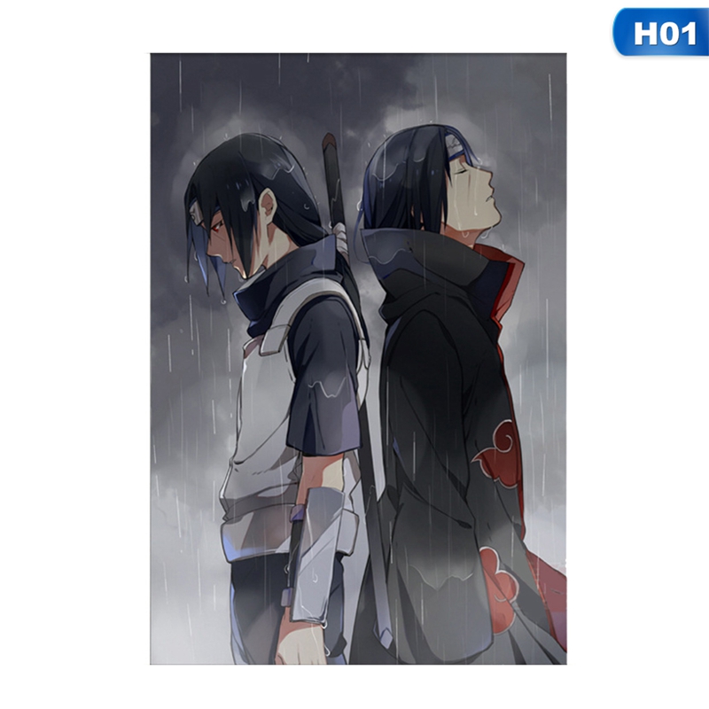 1 Tấm Áp Phích Dán Tường Trang Trí Nội Thất Hình Naruto