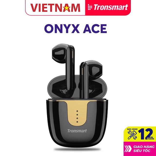 Tai Nghe Bluetooth Tronsmart Onyx Ace TWS Không Dây 5.0 Chống Nước IPX5 Tích Hợp Công Nghệ Qualcomm APTX Hủy Tiếng ỒN