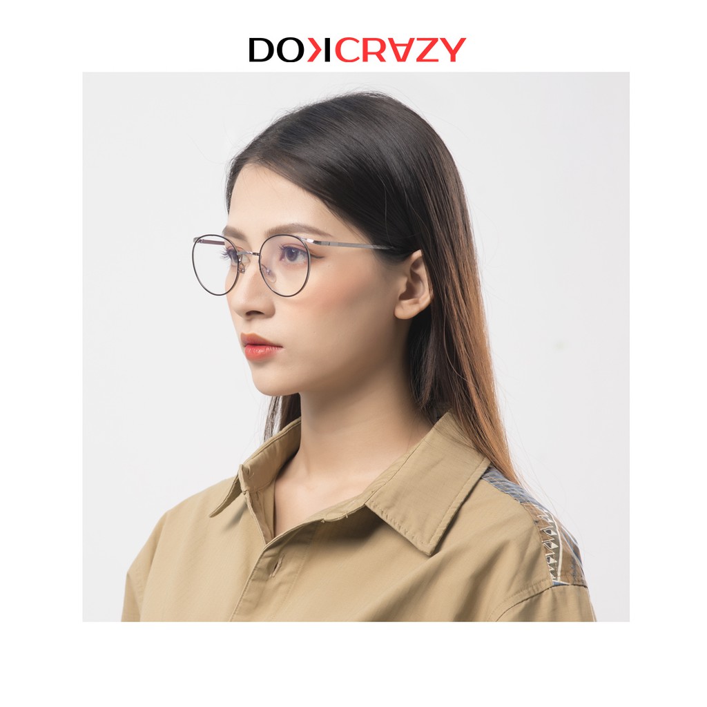 Gọng kính cận cá tính PANZY DOKCRAZY dáng tròn local brand thời trang nam nữ cao cấp phong cách retro Hàn Quốc | BigBuy360 - bigbuy360.vn