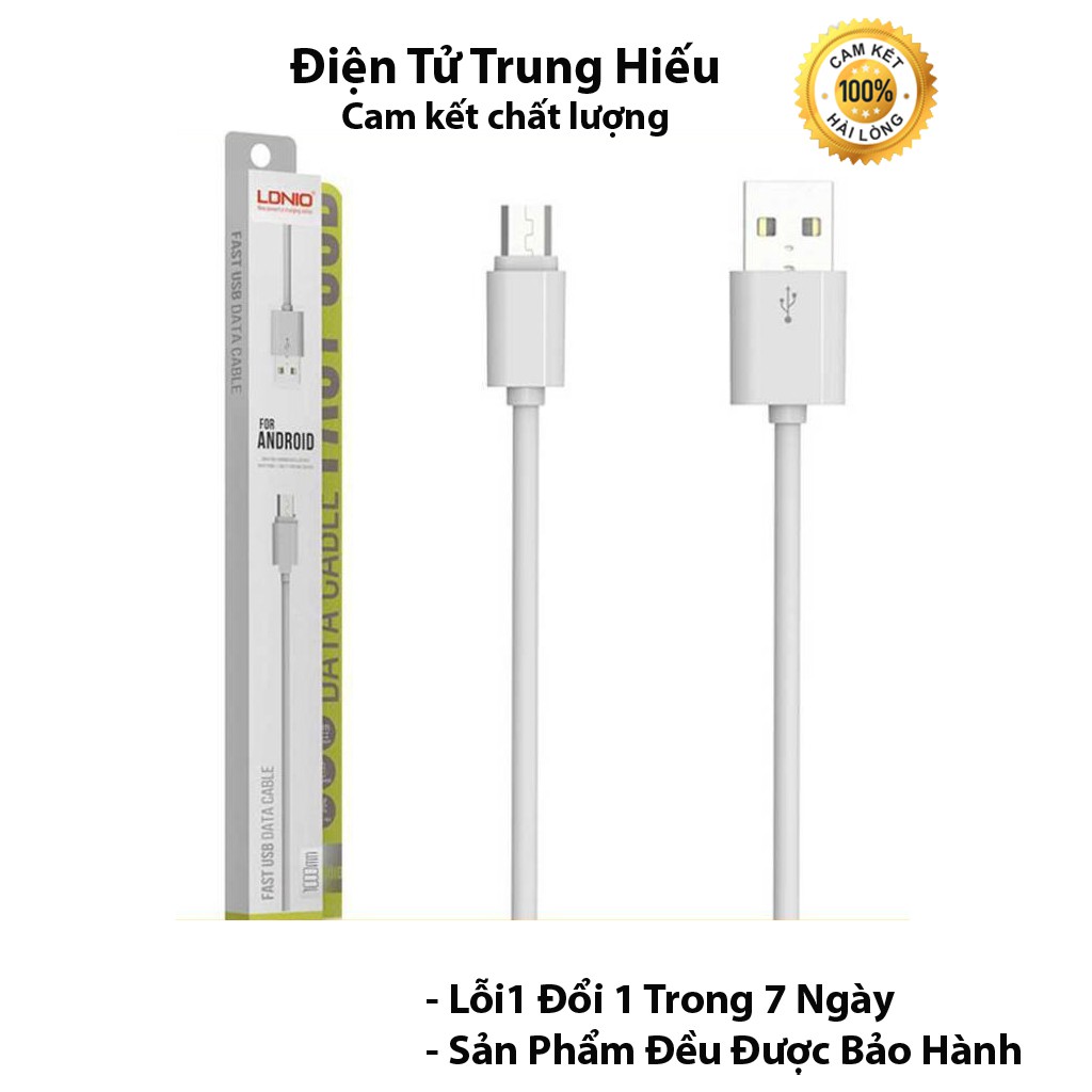 [Mã 2404EL10K giảm 10K đơn 20K] GIÁ TỐT Cáp Sạc nhanh LDNIO SY-03 iphone - BH 3 tháng