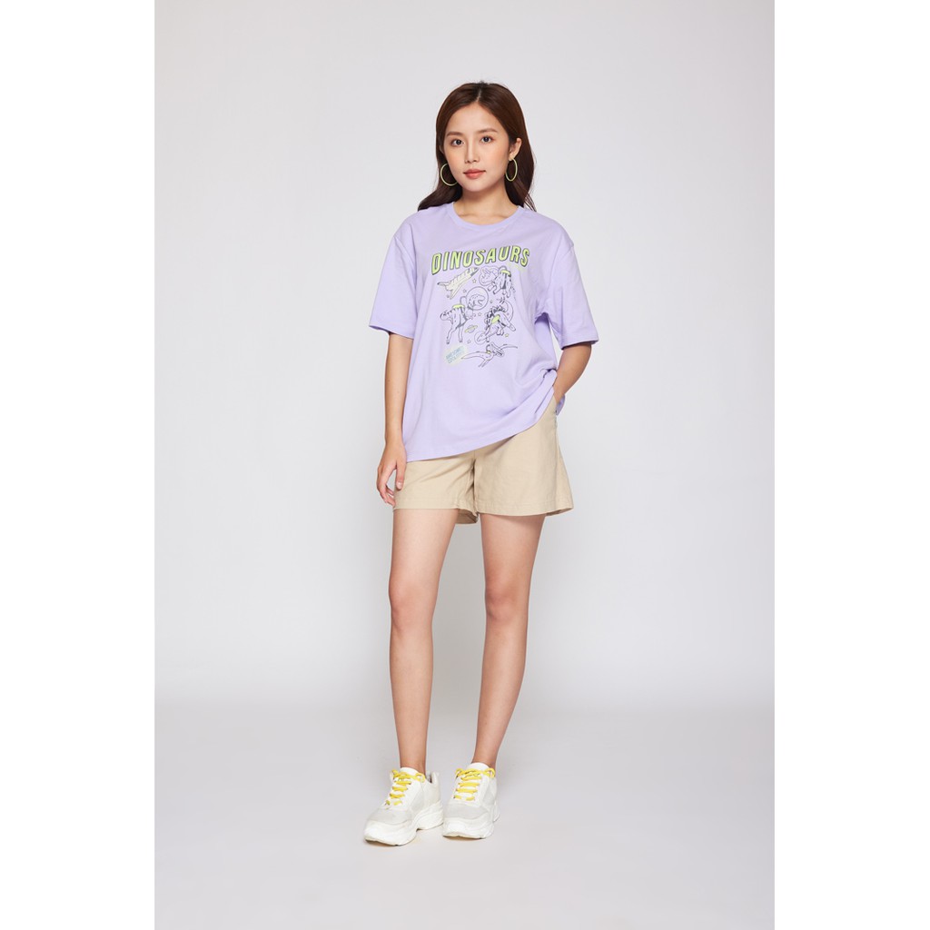 Quần Short Nữ BOO  Dáng Bermuda 1/2 Elastic Màu Sắc Phong Cách Hàn Quốc