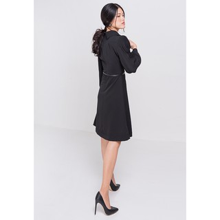 Đầm Dài Cổ V Bản To Lilya 01DRE2067