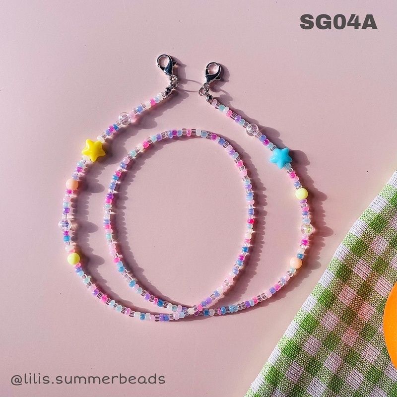 Dây đeo khẩu trang LILI SPARKLING GARDEN MASK CHAIN COLLECTION - LILI’S SUMMER BEADS
