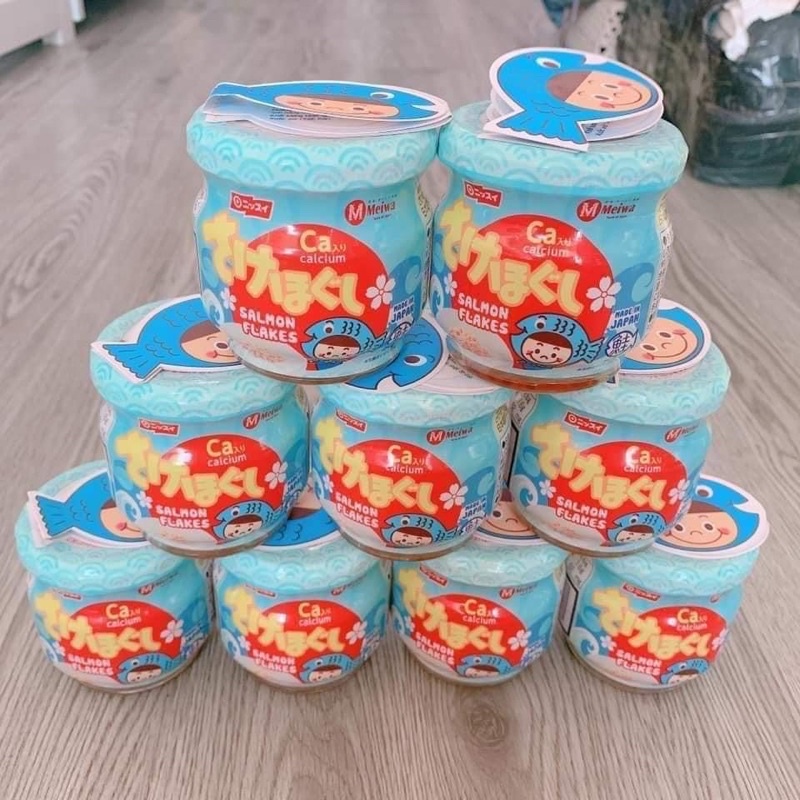 Ruốc Cá Hồi Meiwa Nhật cho bé yêu ăn dặm vị nguyên bản