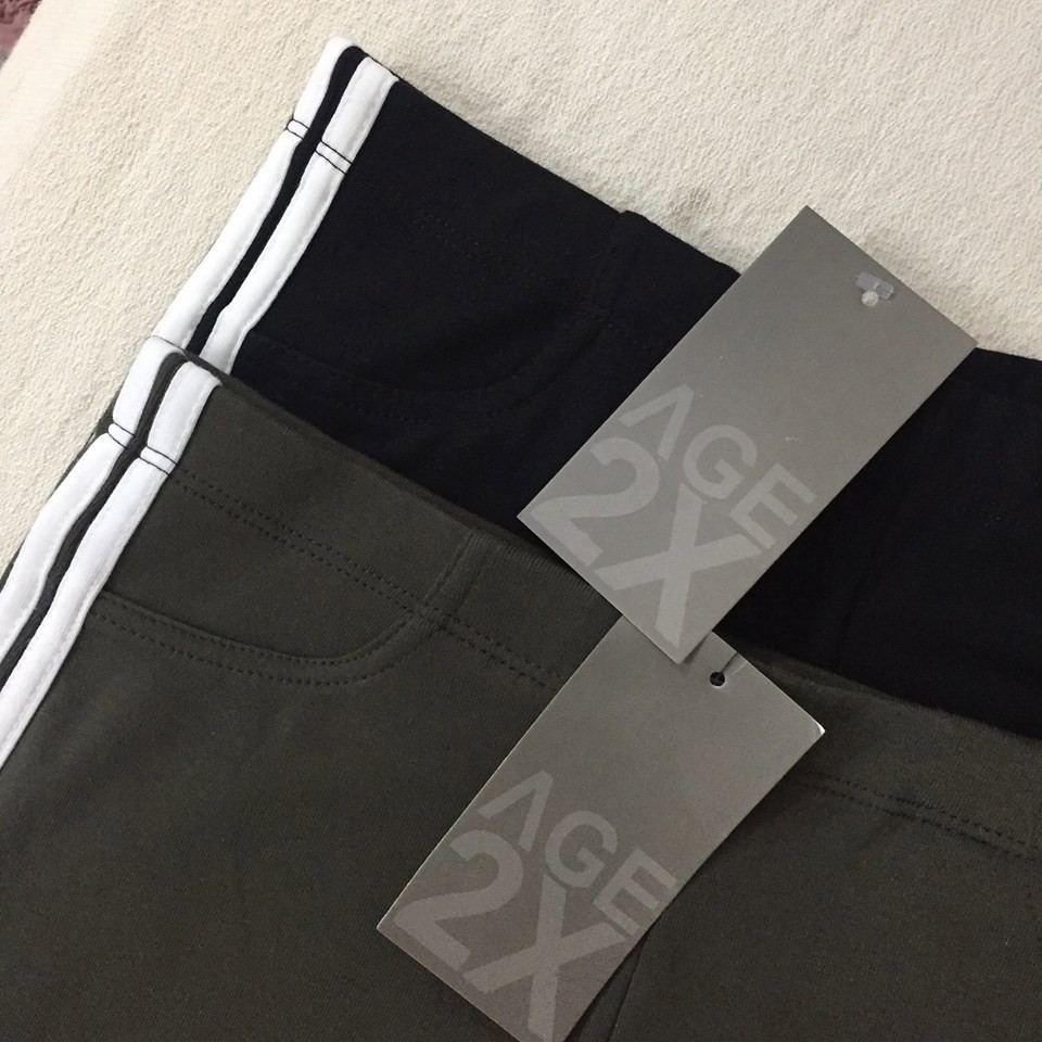QUẦN LEGGING XÁM 2 SỌC AGE2X | BigBuy360 - bigbuy360.vn