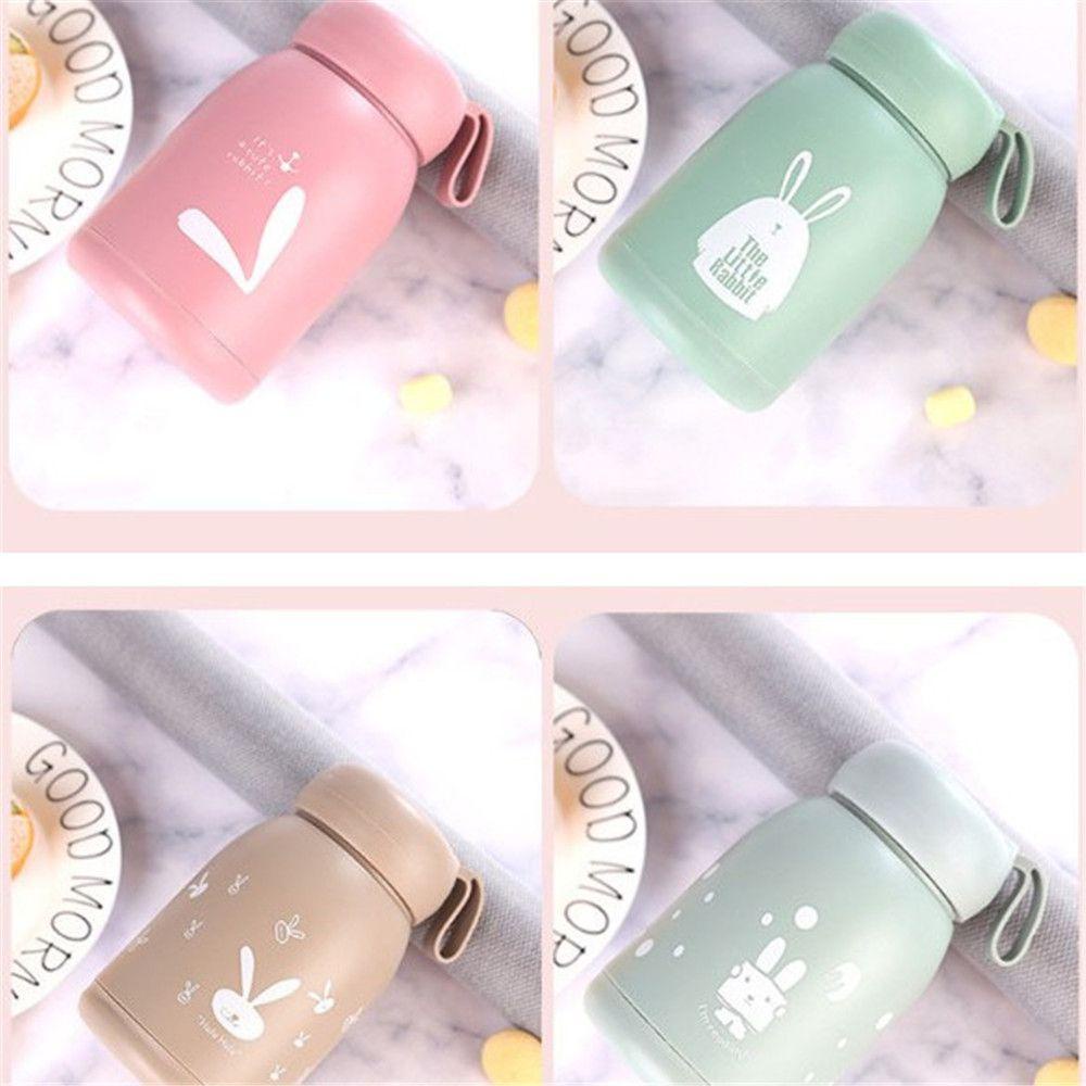 Bình Nước Thủy Tinh Họa Tiết Hoạt Hình Dễ Thương