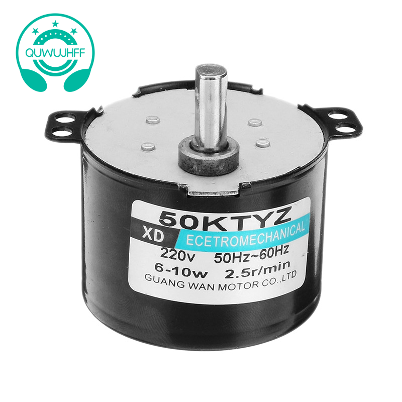 Mô Tơ Đồng Bộ Giảm Tốc 50ktyz Ac220V 10w 0.5a 2.5r / Min