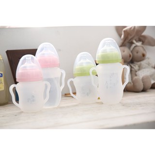 Bình sữa silicone Putti Atti có tay cầm