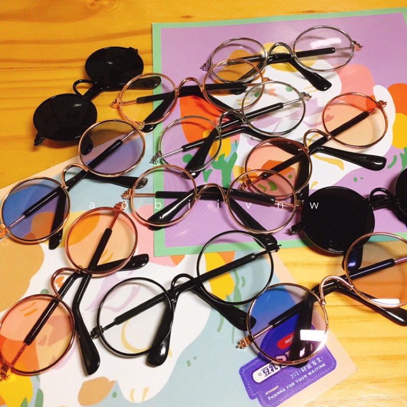 Kính gọng tròn cho doll 15-20cm (hàng có sẵn) - Phụ kiện cho doll