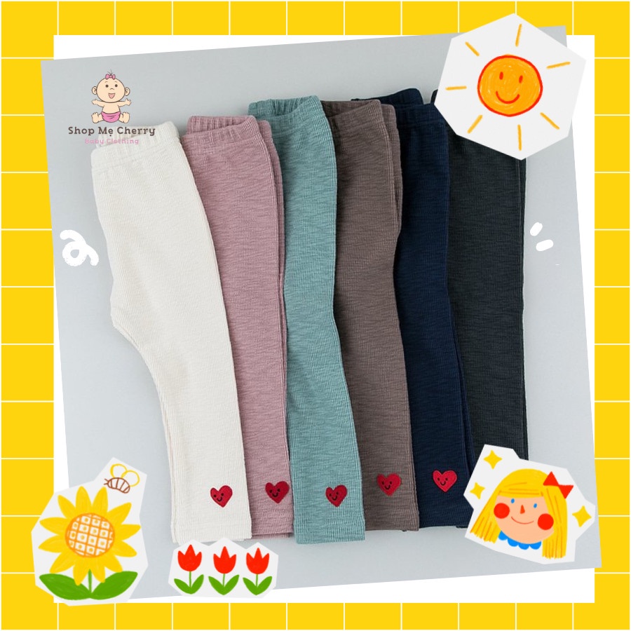 Quần Dài THun Ôm Cho Bé Của Hãng Cordii, Chất Thun Organic, Nội Địa Hàn Quốc