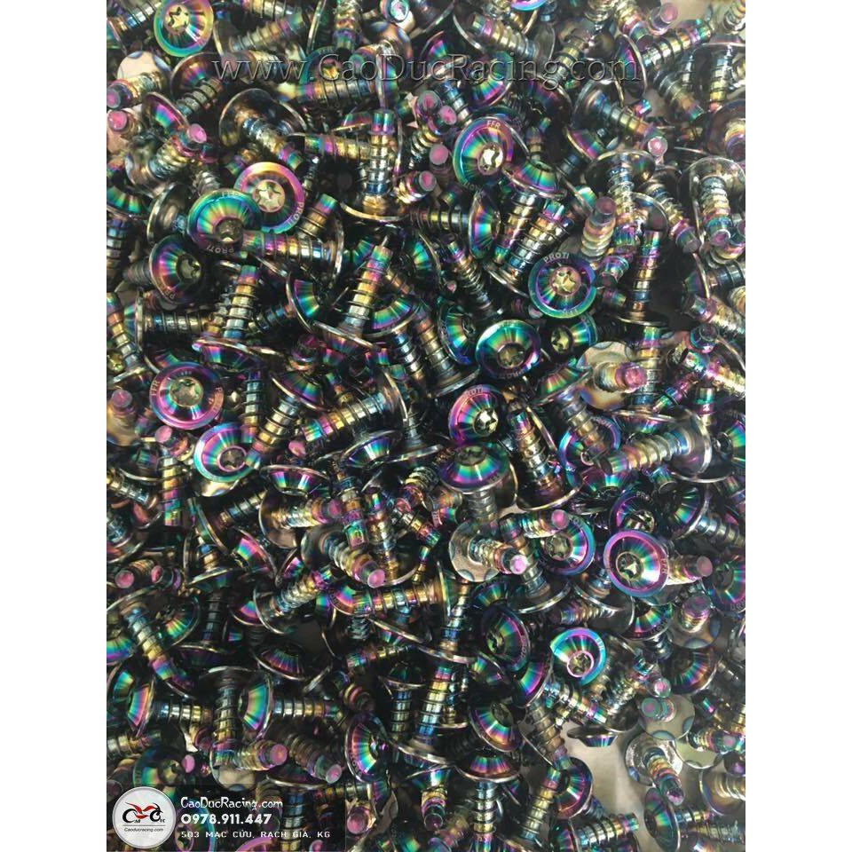 ốc dàn áo proti 7 màu ren cưa 4ly - Gía sỉ sập sàn