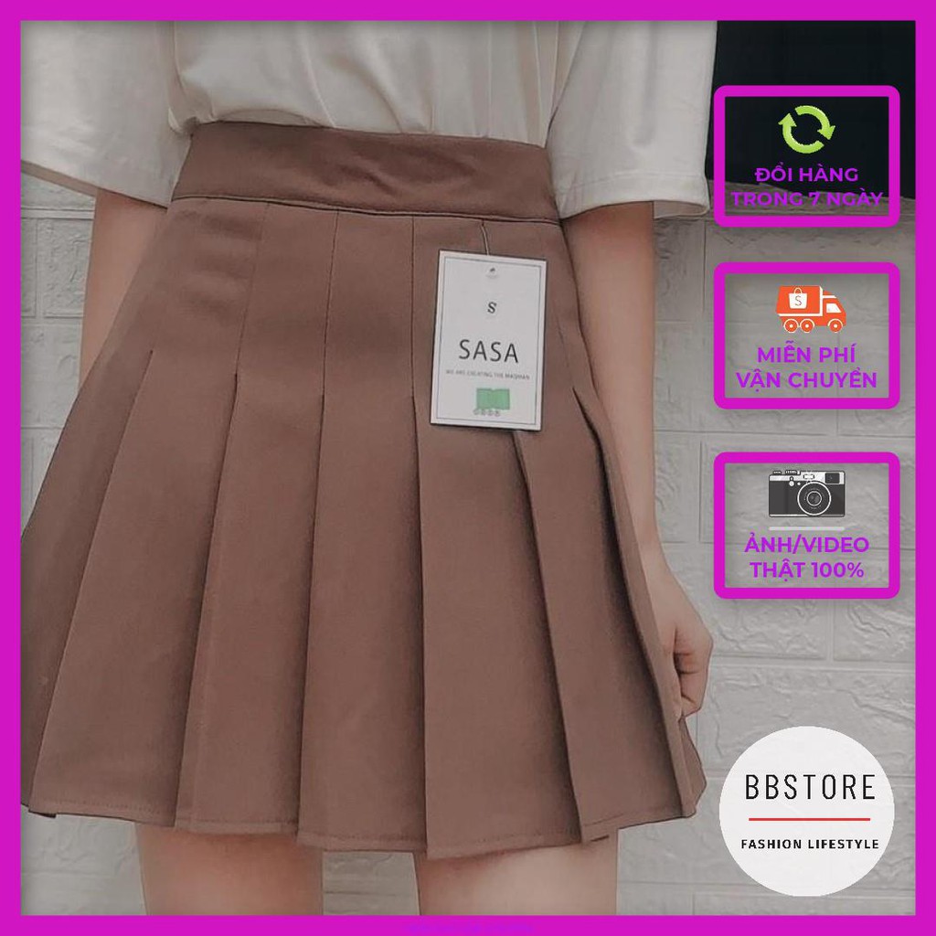 Chân Váy Xếp Ly Tennis Skirt Chữ A👗FREESHIP👗Dáng Ngắn Thiết kế xếp ly Chất Vải Hàng QC Siêu Đẹp