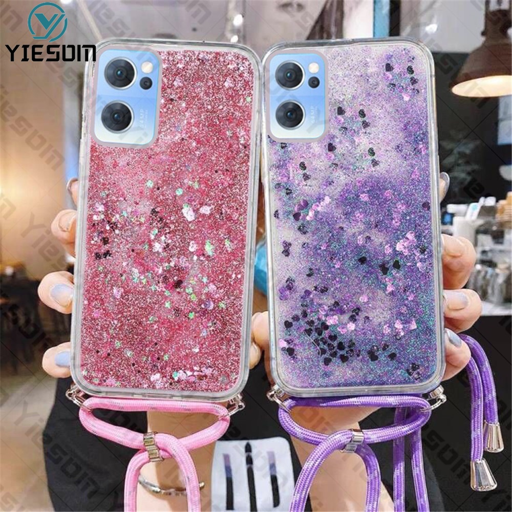 Ốp Lưng Kim Tuyến Nước Nhiều Mẫu Mã Cho Điện Thoại OPPO Reno 7 6 5 5F 4 4G 4F 4Z 3 2F 2 F5 F7 F9 F11 Pro