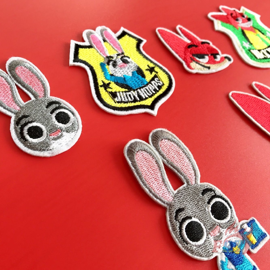 Miếng vá quần áo DIY bằng vải họa tiết hoạt hình Disney Zootopia xinh xắn