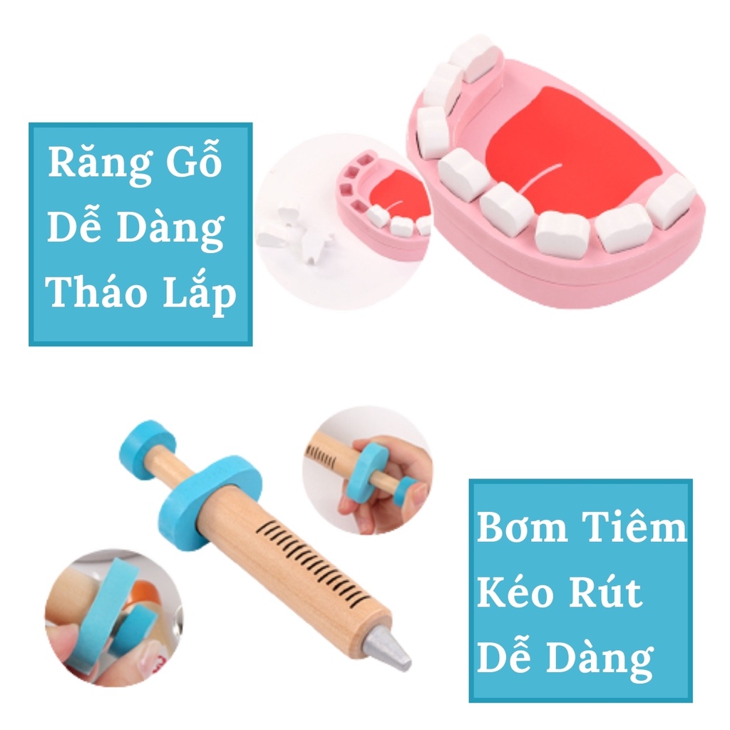 Bộ Đồ Chơi Bác Sỹ Nha Khoa Chi Tiết Đẹp như thật