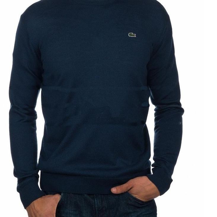 Lacoste Áo Sweater Dệt Kim Thiết Kế Trẻ Trung Cho Nam