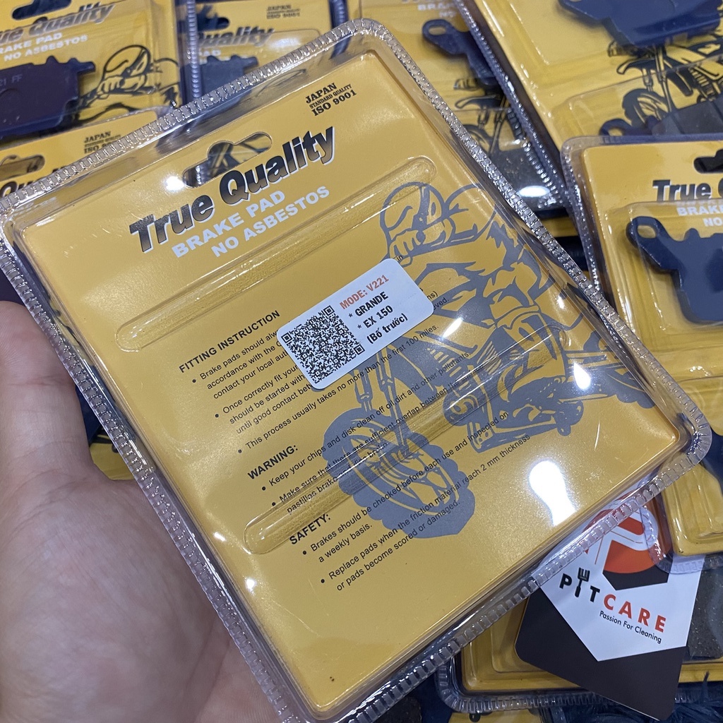 (Má Phanh) Bố Thắng Trước Exciter 150 Grande True Quality V221