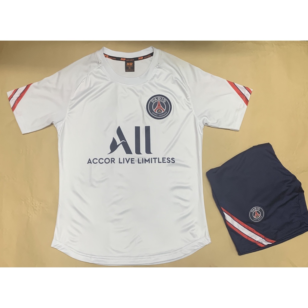 Áo Đá Bóng Psg Mùa Giải 22-23 Bộ Đồ Bóng Đá Paris Saint Germain Chất Vải Thái Cao Cấp Thấm Hút Mồ Chuẩn Thi Đấu Đá Banh